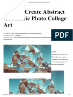 How To Create Abstract Geometric Photo Collage Art