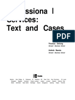 Professional Services Text and Cases - 10p