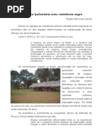 Cultura Negra Quilombola