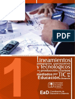 Lineamientos para Diseño y Desarrollo de Cursos Virtuales - v2015 PDF