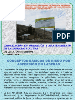 3. Capac. en Operación y Mantenimiento de La Infraestructura Carhuancho