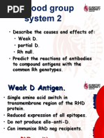 7 Rh Blood Group System 2r Blood Type Tissue Biology