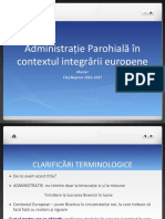 Introducere ADMIN PAROHIALA IN CONTEXT UE PDF