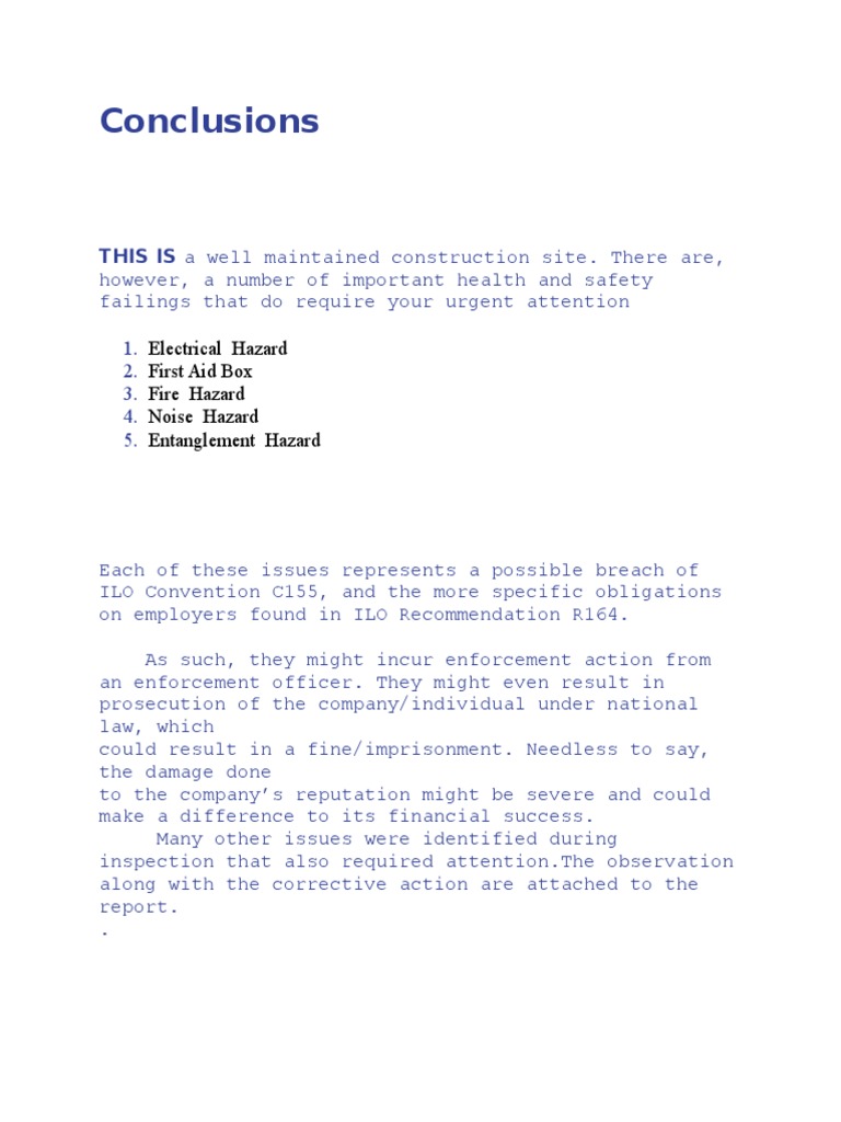 Construction Site Safety Failings | PDF
