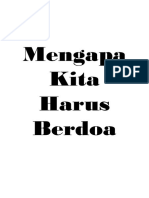 Mengapa Kita Harus Berdoa