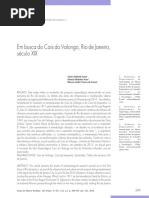 Em Busca Do Cais Do Valondo, Rio de Janeiro, Seculo Xix
