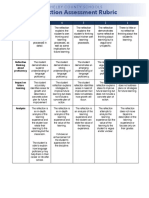 Reflection Rubric