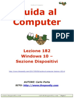 Guida Al Computer - Lezione 182 - Sezione Impostazioni - Gestione Dispositivi