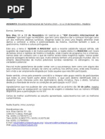 Encontro International de Turismo 2010 de 11 a 13 de Novembro