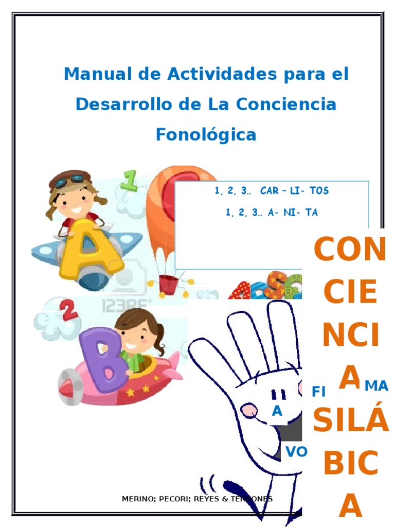 Actividades para Conciencia Fonológica | PDF | Sílaba | Palabra