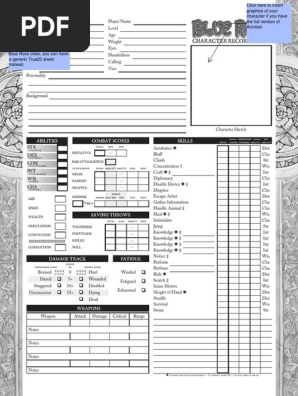 Blue Rose Character Sheet Pdf Role Playing Games Gaming