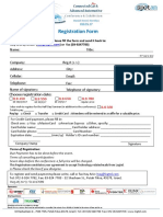 Registration Form For Participant Connected Car and Advanced Autootive