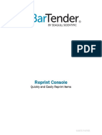 Bartender Reprint Console 201511