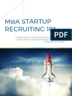 TransparentCareer MBA Startup Recruiting Guide