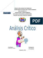 Analisi Critico Fases Del Proceso Del Dsarrollo