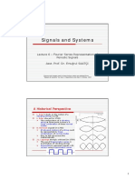 Signals and Systems: Lecture 6 - Fourier Series Representation of Periodic Signals Asst. Prof. Dr. Ertuğrul SAATÇI