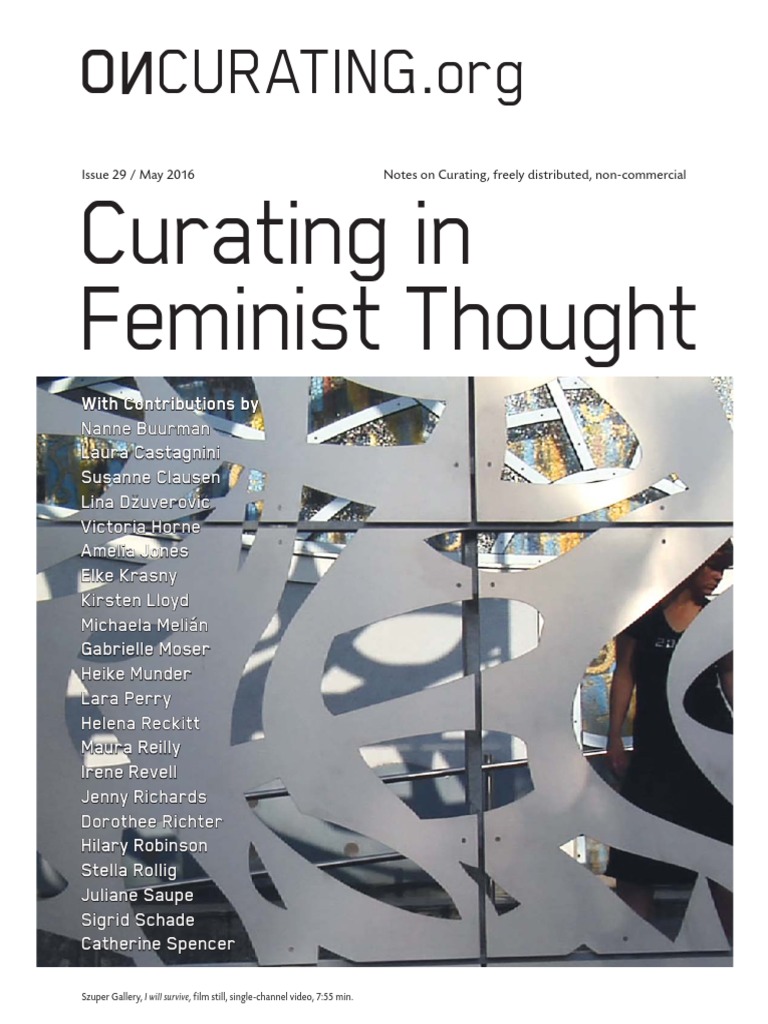 OnCurating Issue 29 Curating in Feminist PDF Feminism Gender Studies