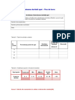 Determinarea Duritatii Apei- Fisa de Lucru