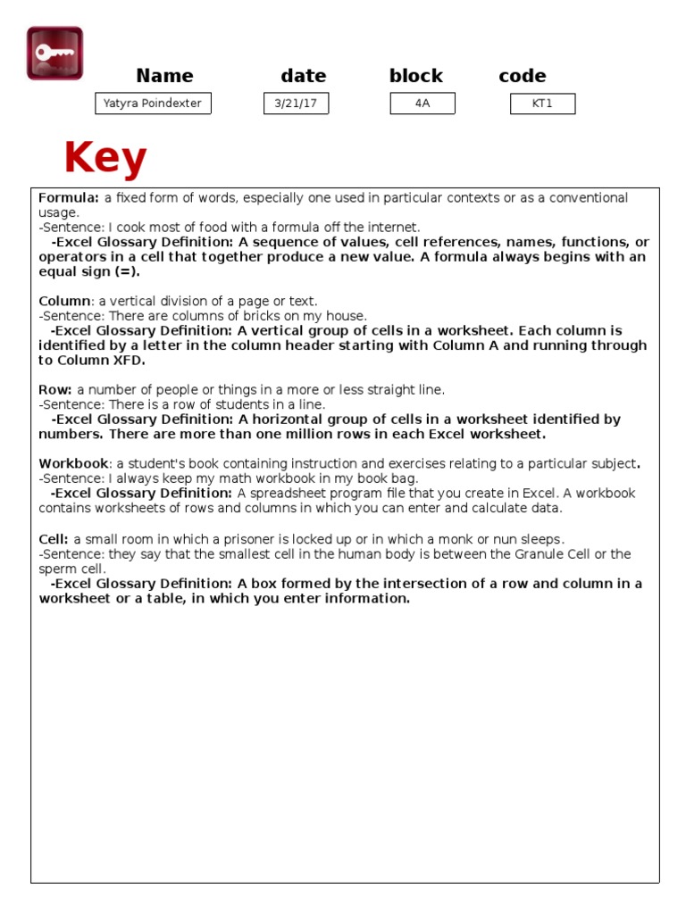 Key Terms 1 | PDF