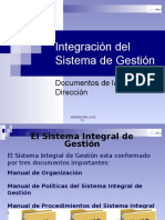 Integración Del Sistema de Gestión