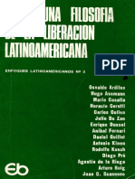 Hacia Una Filosofia de La Liberacion Latinoamericana