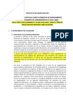 Modelo de Proyecto de Investigación