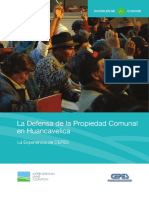 ILC CEPES Ladefensadelapropiedadcomunalhuancavelica PDF