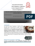 pequeña complilacion de informacion para la creacion de la guia de mantenimiento en maquinas electricas