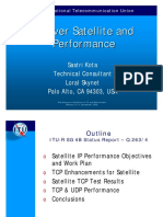 IP Over Satellite and Performance