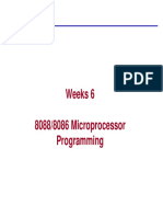 Weeks 6 8088/8086 Microprocessor Programming