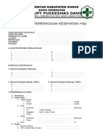 Form Pemeriksaan Kesehatan Haji Di Puskesmas