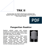 Reaksi Paralel Isotermal