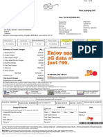 Tata Docomo postpay bill details for multiple numbers