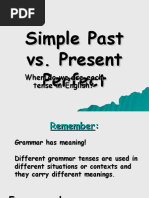 Simple Past vs Present Perfect (2nd) - Copy