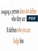 Judge Less