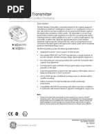 990 Vibration Transmitter Datasheet-141612m PDF