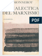 Monnerot, Dialéctica Del Marxismo