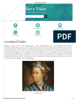 Biografia de Leonhard Euler
