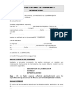 Modelo Estandar de Contrato de Compraventa Internacional