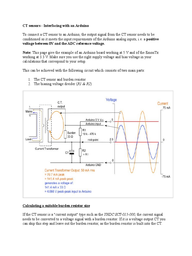 CT Sensors | PDF