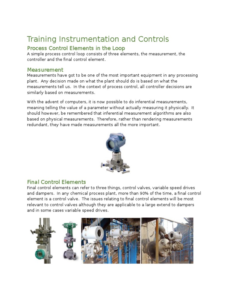 Process Control Loop Elements Explained | PDF | Technology & Engineering