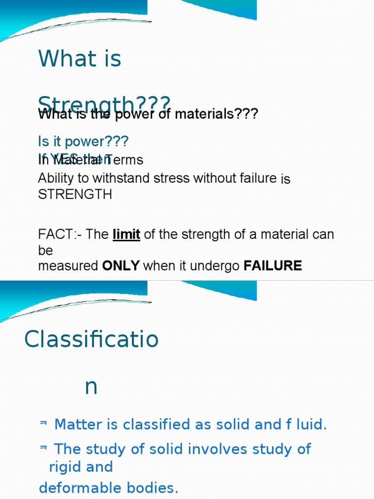Strength of Materials Lecture Notes PDF Strength Of Materials