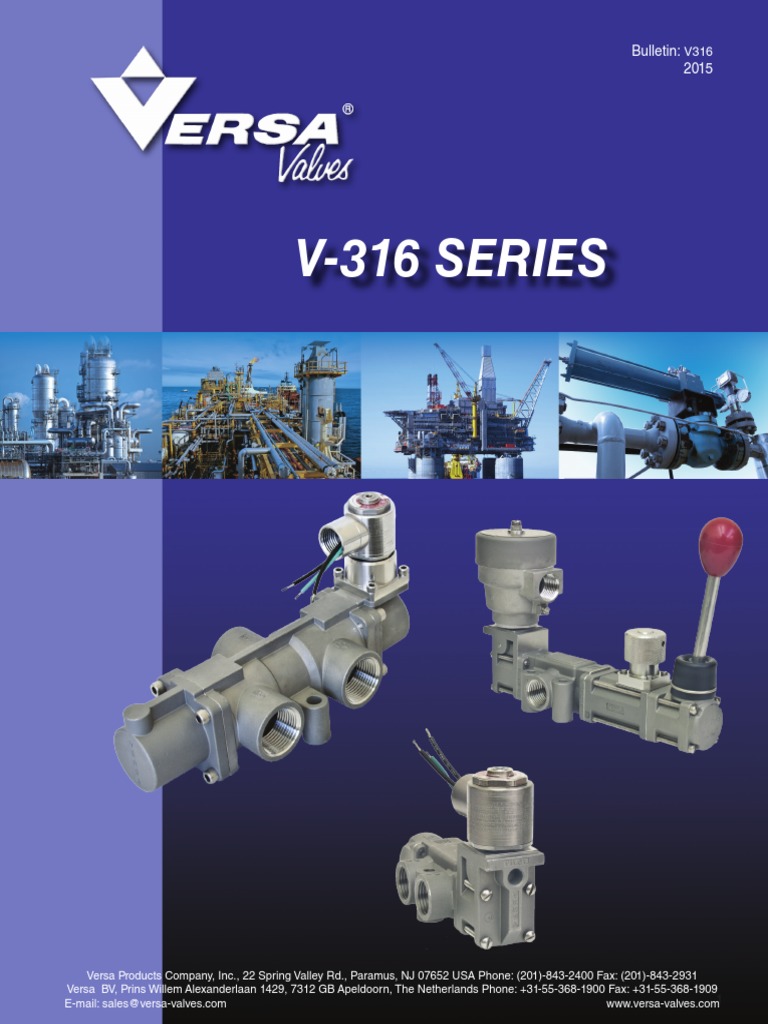 versa solenoid valve.pdf Valve Actuator Prueba gratuita de 30 días Scribd