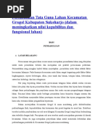 Download Perencanaan Tata Guna Lahan Kecamatan Grogol Kabupaten Sukoharjo by Tangke Ibra SN342673616 doc pdf
