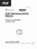 Roald K. Wangsness - Electromagnetic Fields PDF