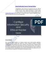 Learn Ethical Hacking Certification Course