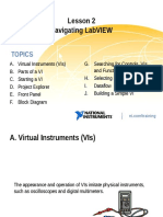 Lesson 2 - Navigating LabVIEW
