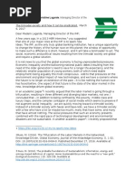 Open Letter to Ms Lagarde, March 6, 2017