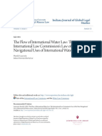 The Flow of International Water Law - The International Law Commis