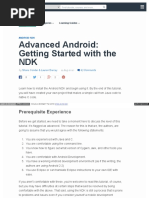 Advanced Android Getting Started